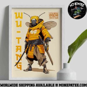 Wu-Tang Clan Forever The Final Chamber Tour Poster In Baltimore MD On Jun 06 2025 At Cfg Bank Arena Decorative Poster Canvas