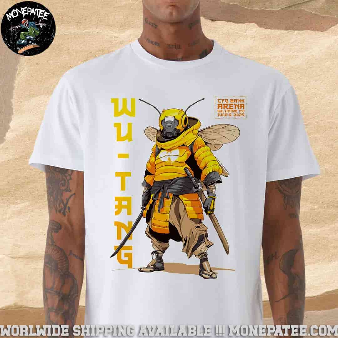 Wu-Tang Clan Forever The Final Chamber Tour Poster In Baltimore Md On Jun 06 2025 At Cfg Bank Arena Merchandise Unisex T-Shirt Wu-Tang Clan Forever The Final Chamber Tour Poster In Baltimore Md On Jun 06 2025 At Cfg Bank Arena Merchandise Unisex T-Shirt