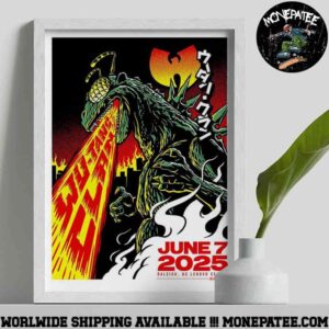 Wu-Tang Clan Forever The Final Chamber Tour Poster In Raleigh NC On Jun 07 2025 At Lenovo Center Decorative Poster Canvas