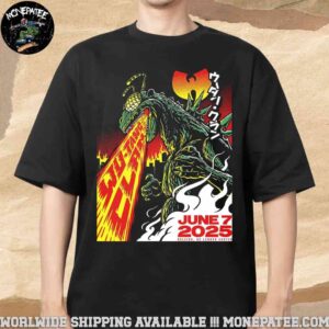 Wu-Tang Clan Forever The Final Chamber Tour Poster In Raleigh Nc On Jun 07 2025 At Lenovo Center Merchandise T-Shirt
