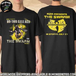 Wu Tang Clan Killa Bees The Swarm Records In Stories July 21 Merchandise 2025 Unisex Two Sides T-Shirt