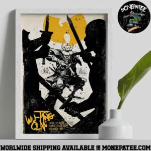Wu Tang Clan Seattle WA Concert Poster At Climate Bledge Arena On June 28 2025 Decorative Poster Canvas