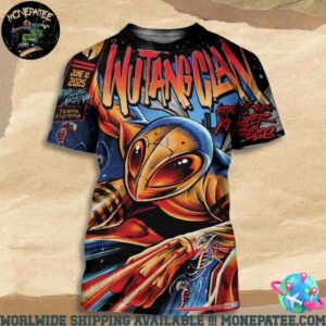 Wu-tang Clan Concert Poster Attack Of The Killer Bees In Tampa FL On June 10 2025 At Amalie Arena All Over Print T-Shirt