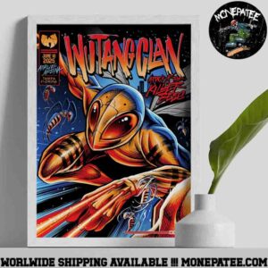 Wu-tang Clan Concert Poster Attack Of The Killer Bees In Tampa FL On June 10 2025 At Amalie Arena Home Decor Poster Canvas