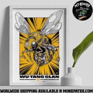 Wu-tang Clan Concert Poster In Atlanta GA On June 11 2025 At State Farm Arena Home Decor Poster Canvas
