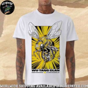 Wu-tang Clan Concert Poster In Atlanta GA On June 11 2025 At State Farm Arena Merchandise Unisex T-Shirt