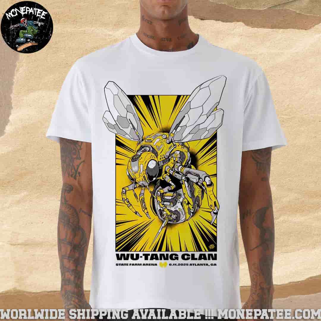 Wu-tang Clan Concert Poster In Atlanta GA On June 11 2025 At State Farm Arena Merchandise Unisex T-Shirt Wu-tang Clan Concert Poster In Atlanta GA On June 11 2025 At State Farm Arena Merchandise Unisex T-Shirt