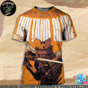 Wu-Tang Clan Samurai Bee Poster On June 13 2025 Live Show At Dickies Arena In Fort Worth TX All Over Print T-Shirt