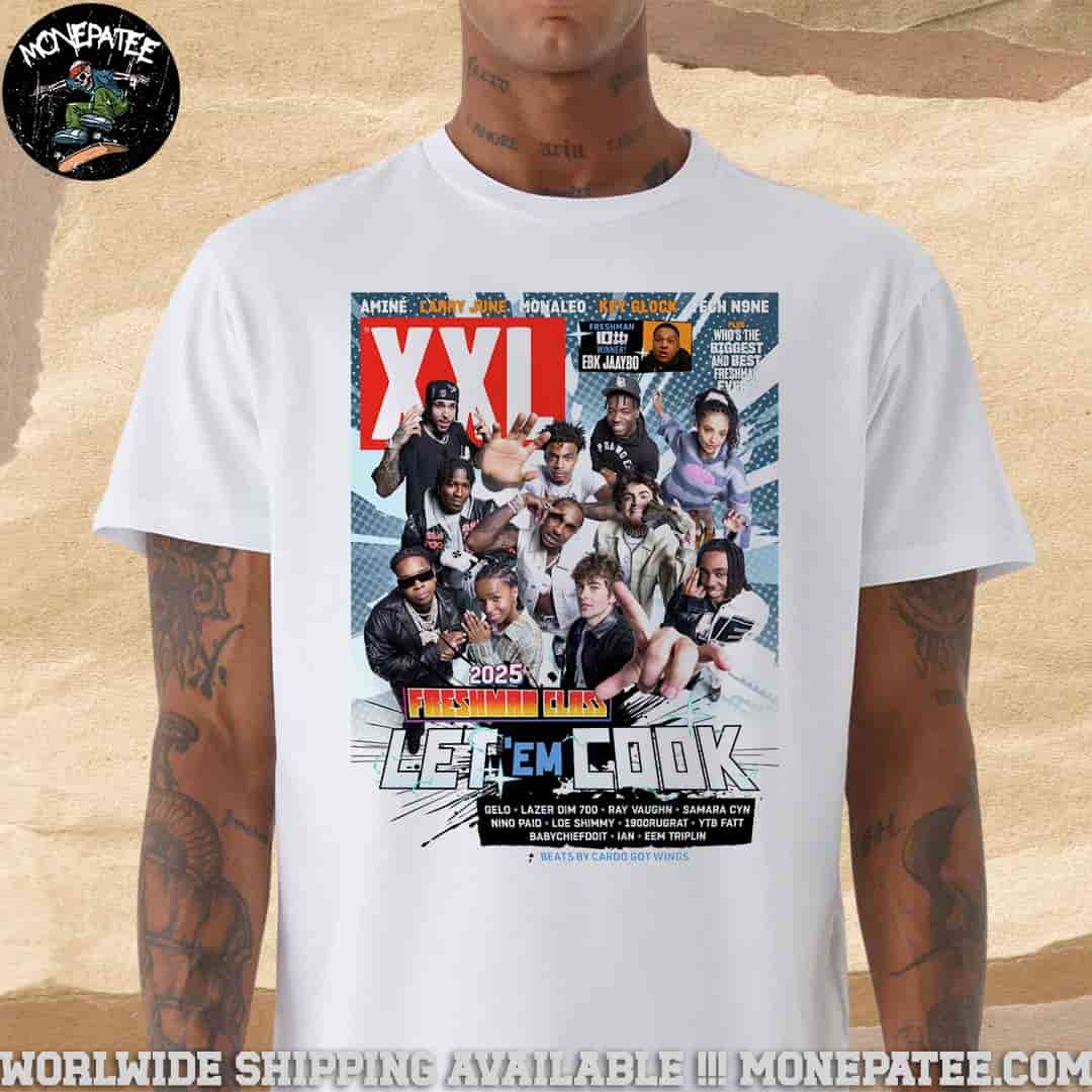 XXL Magazine Freshman Class 2025 Issue Let 'Em Cook Unisex T-Shirt XXL Magazine Freshman Class 2025 Issue Let 'Em Cook Unisex T-Shirt