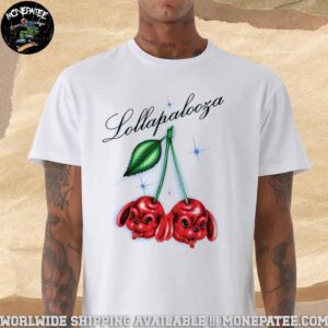Lollapalooza 2025 Cherry Dog Unisex T-Shirt
