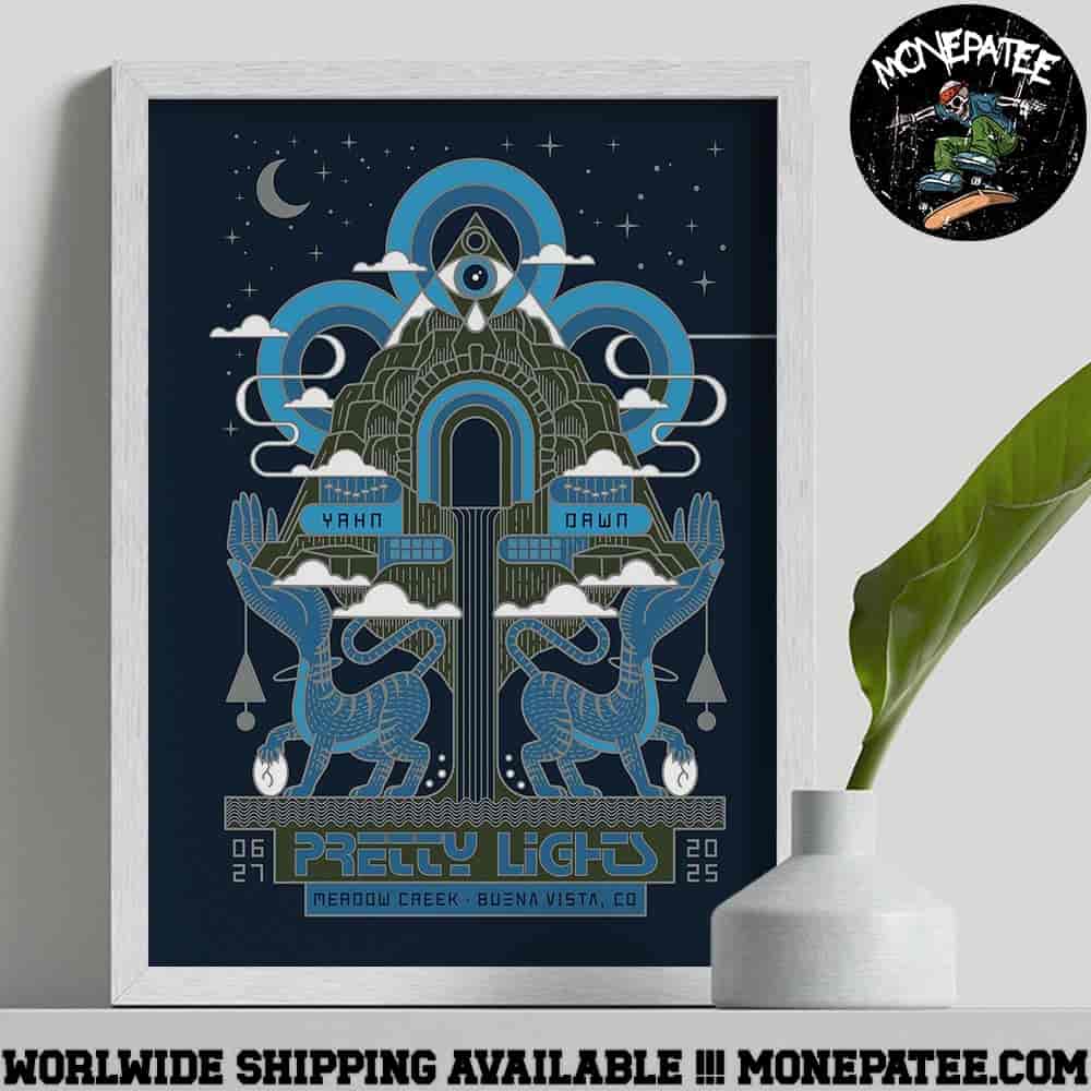 pretty lights Exclusive Poster For Show Night 1 In Buena Vista CO At Merdow Creek On June 27 2025 Decorative Poster Canvas pretty lights Exclusive Poster For Show Night 1 In Buena Vista CO At Merdow Creek On June 27 2025 Decorative Poster Canvas