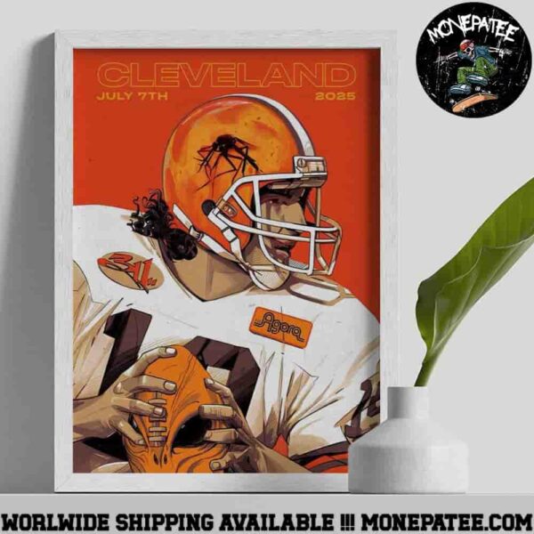 311 Band Cleveland OH Concert Poster At Agora Theater & Ballroom On July 7 2025 NFL Artwork Decorative Poster Canvas