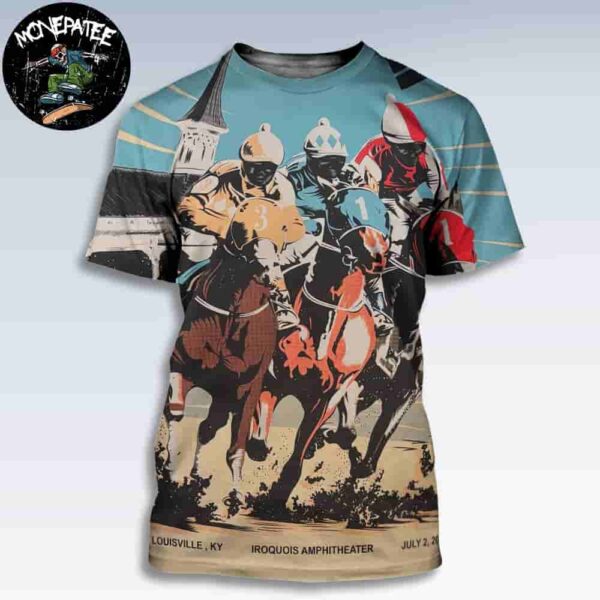 311 Band Louisville Ky Live At Iroquois Amphitheater On July 2 2025 All Over Print T-Shirt