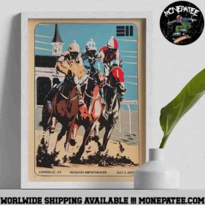 311 Band Louisville Ky Live At Iroquois Amphitheater On July 2 2025 Decorative Poster Canvas