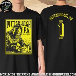 311 Band Pittsburgh PA Event Tee On July 1 2025 Live At Stage Ae Outdoors Two Sided T-Shirt