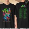311 Band Unity Tour 2025 Exclusive Tee Peacock Artwork Dates List Two Sided T-Shirt