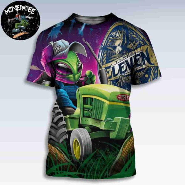 311 Band Venue Poster In Milwaukee Dubuque Waukee On Jul 3-5-9 2025 Farmers Outside The Planet Art Work All Over Print T-Shirt
