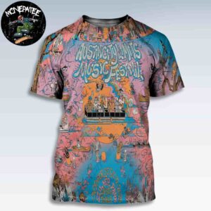 Austin City Limits Festival 2025 Rattler At Zilker Park In Austin TX On October 3-5 And 10-12 Signed And Numbered All Over Print T-Shirt