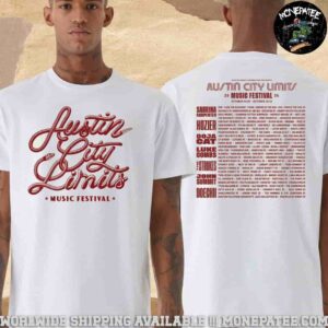 Austin City Limits Festival 2025 Rattler Lineup Exclusive Tee At Zilker Park In Austin TX On October 3-5 And 10-12 Two Sided T-Shirt
