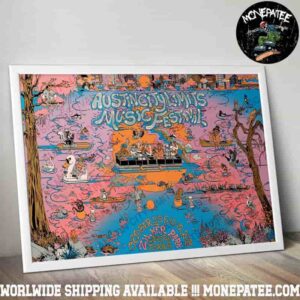 Austin City Limits Festival 2025 Rattler Poster At Zilker Park In Austin TX On October 3-5 And 10-12 Signed And Numbered Poster Canvas