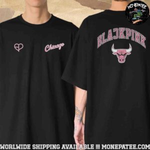 BLACKPINK In Your Area NBA Collaboration Chicago Bulls Mitchell And Ness Two Sided Unisex T-Shirt