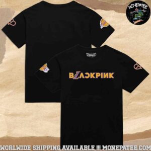 BLACKPINK In Your Area NBA Collaboration Los Angeles Lakers Mitchell And Ness Two Sided Unisex T-Shirt