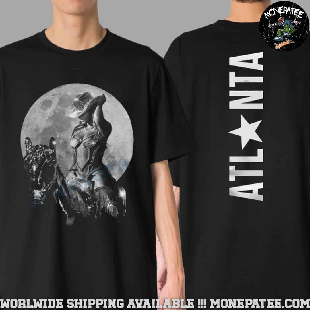 Beyonce CCT Atlanta 2025 Cowboy Carter Tour Horse Rider Two Sied Unisex T-Shirt Beyonce CCT Atlanta 2025 Cowboy Carter Tour Horse Rider Two Sied Unisex T-Shirt