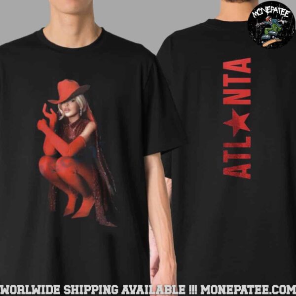 Beyonce CCT Atlanta 2025 Cowboy Carter Tour Sit Down Two Sied Unisex T-Shirt