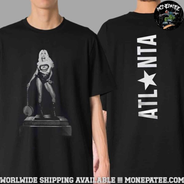 Beyonce CCT Atlanta Word Tour Cowboy Carter 2025 Two Sided Unisex T-Shirt