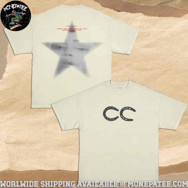 Beyonce Cowboy Carter Tour 2025 CCT Ghost Star Exclusive Double-Sided T-Shirt