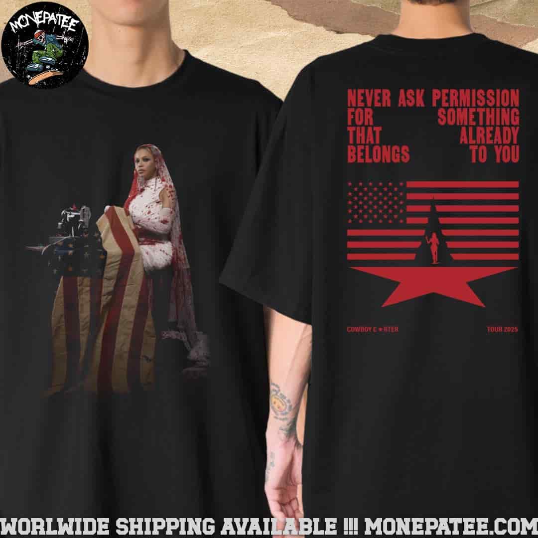 Beyonce Cowboy Carter Tour 2025 Merch CCT Reclamation Tee Black Two Sided Unisex T-Shirt Beyonce Cowboy Carter Tour 2025 Merch CCT Reclamation Tee Black Two Sided Unisex T-Shirt