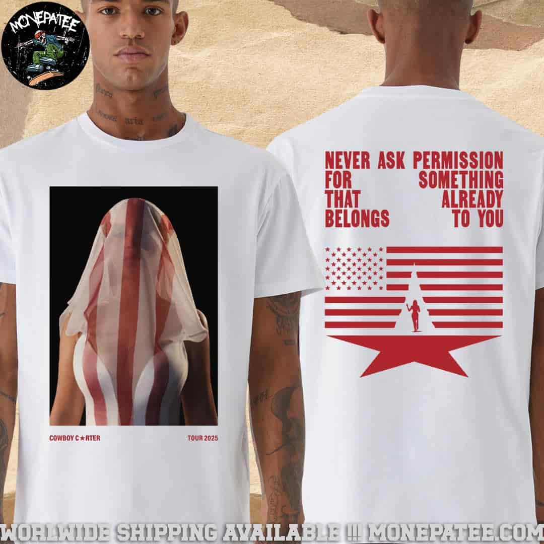 Beyonce Cowboy Carter Tour 2025 Merch CCT Reclamation Tee White Two Sided Unisex T-Shirt Beyonce Cowboy Carter Tour 2025 Merch CCT Reclamation Tee White Two Sided Unisex T-Shirt
