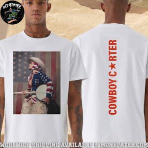 Beyonce Cowboy Carter Tour 2025 Merch CCT Stars And Strings Exclusive Two Sided T-Shirt