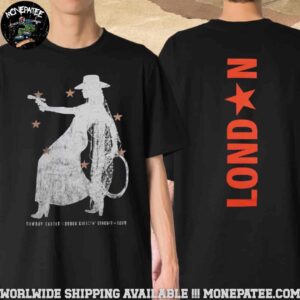 Beyonce Cowboy Carter Tour Shirt CCT London 2025 Tee Exclusive At Tottenham Hotspur Stadium On June 10 2025 Double-Sided T-Shirt