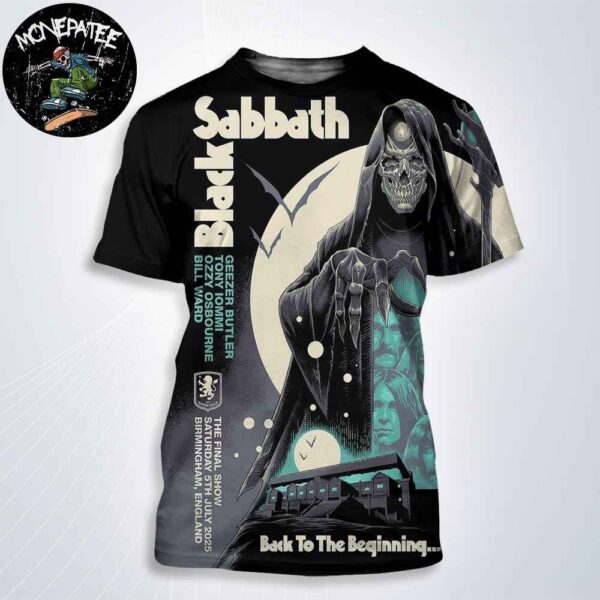 Black Sabbath Back To The Beginning 2025 The Final Show Villa Park Birmingham On July 5 2025 All Over Print Shirt