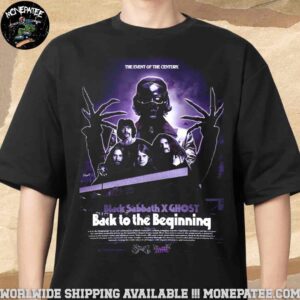 Black Sabbath X Ghost Back To The Beginning 2025 The Event Of The Century Unisex T-Shirt