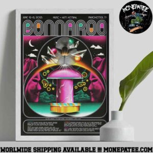 Bonnaroo Festival 2025 Merch Poster On June 12-15 In Manchester TN Full Lineup Decorative Poster Canvas