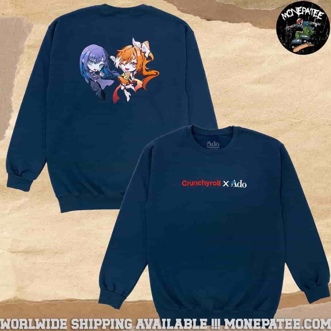 Crunchyroll X Ado Hime And Ado Crew Sweatshirt Exclusive 2025 Crunchyroll X Ado Hime And Ado Crew Sweatshirt Exclusive 2025