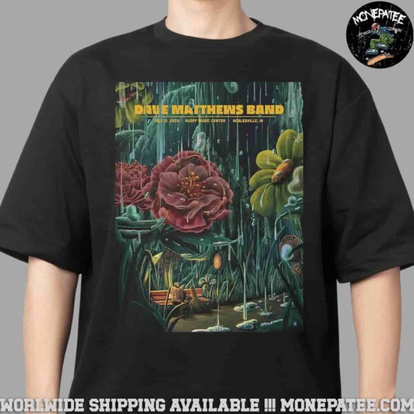 Dave Matthews Band In Noblesville IN At Rouff Music Center On July 11 2025 Unisex T-Shirt