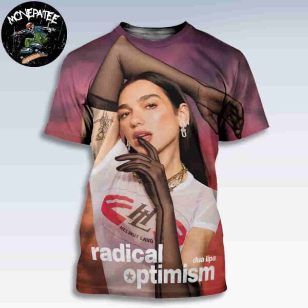 Dua Lipa Radical Optimism Tour 2025 Lights All Over Print T-Shirt