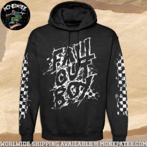Fall Out Boy Summer Collection 2025 Scratch Logo Pull Over Hoodie Shirt