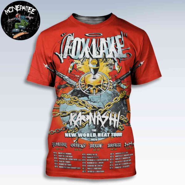 Fox Lake The New World Heat Tour 2025 Dates List All Over Print T-Shirt
