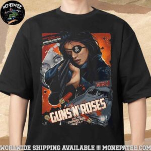 Guns N Roses Stockholm Se Concert Poster Live At Strawberry Arena On July 4 2025 Welcom To The Jungle Unisex T-Shirt