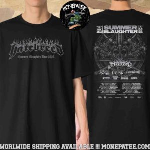 Hatebreed Summer Slaughter Tour 2025 Dates List Merchandise Exculisve Two Sided T-Shirt