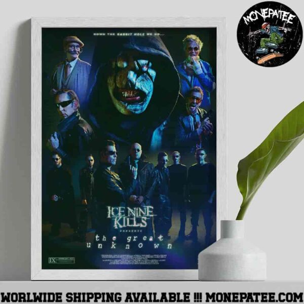 Ice Nine Kills The Great Unknown Autographed Movie Poster Matrix Decorative Poster Canvas