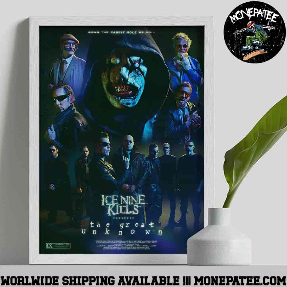 Ice Nine Kills The Great Unknown Autographed Movie Poster Matrix Decorative Poster Canvas Ice Nine Kills The Great Unknown Autographed Movie Poster Matrix Decorative Poster Canvas