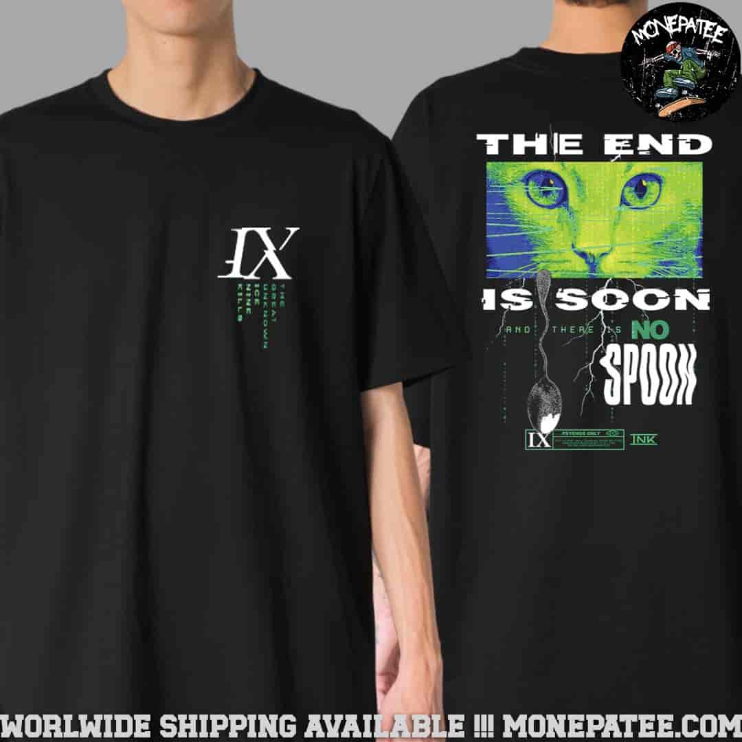 Ice Nine Kills The Great Unknown There Is No Spoon Two Sided Unisex T-Shirt Ice Nine Kills The Great Unknown There Is No Spoon Two Sided Unisex T-Shirt
