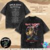 Iron Maiden Madrid Spain Merch Washed Shirt Run For Your Lives World Tour 2025 Live At Riyad Air Metropolitano On Jul 5 2025 Claws Of The Beast