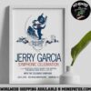 Jerry Garcia Symphonic Celebration With The Colorado Symphony And Lineip Venue Poster In Morrison Colorado At Red Rocks Amphitheatre On July 6 2025 Decorative Poster Canvas