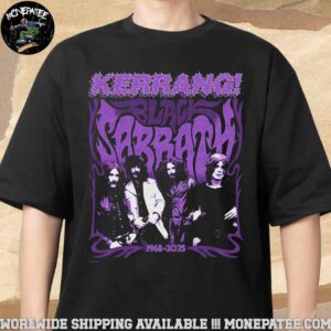 Kerrang Cover Story Black Sabbath exclusive tribute tee 1968-2025 Merchandise Unisex T-Shirt